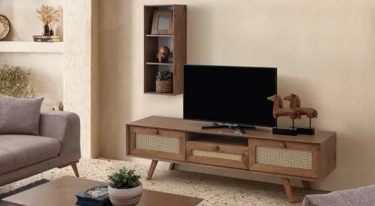 Product img 1, Valeria Ceviz Panjurlu Tv Ünitesi